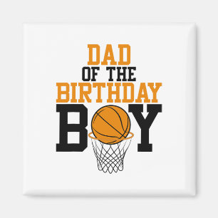 Íman Pai Do Aniversário Da Família Sketll Boy