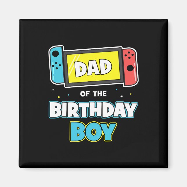 Íman Pai Do Jogo De Aniversário Engraçado (Frente)