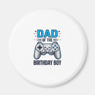Íman Pai do Menino Aniversariante Camisa de Gamer Desig