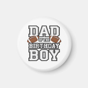 Íman Pai do Menino de Aniversário Fã de Futebol Família
