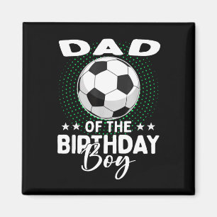 Íman Pai do menino de aniversário jogador de futebol an