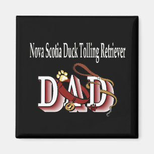 Íman pai do Retriever NOVA SCOTIA DUCK Tolling Magnet
