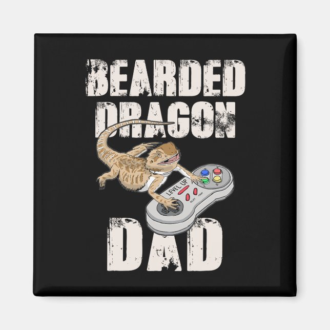 Íman Pai Dragão Video Game Répteis Pagona Gamers  (Frente)