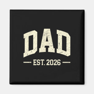 Íman Pai Est. 2026 Logotipo Papai 2026 Futuro Novo Pai 