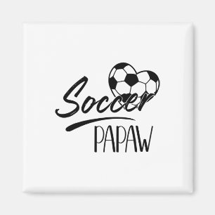 Íman Pai Futebol Coração Família Correspondência Equipe