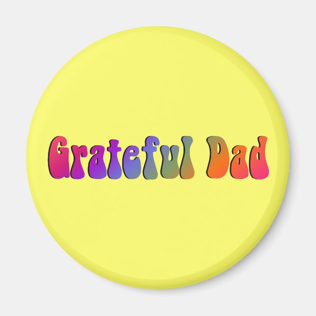 Íman Pai Grateful (Frente)