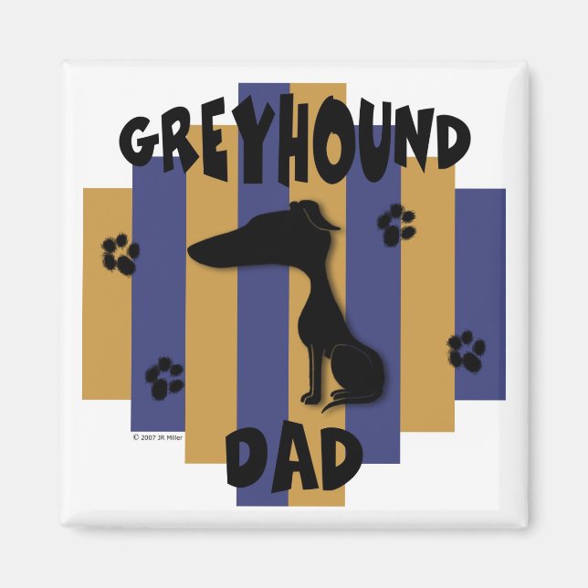 Íman Pai Greyhound Magnet (Frente)