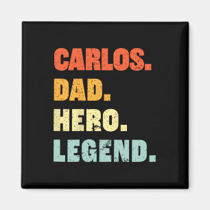 Íman Pai Herói Legenda Personalizada Nome Personalizado