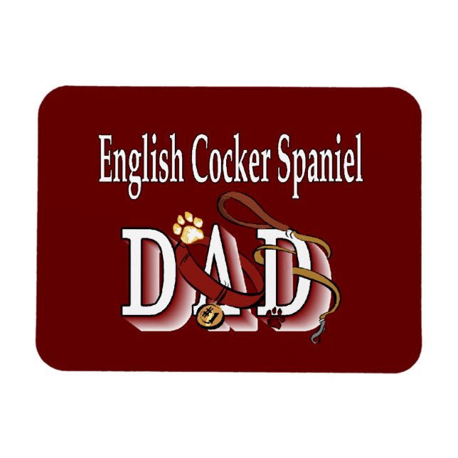 Íman Pai Inglês Cocker Spaniel (Horizontal)