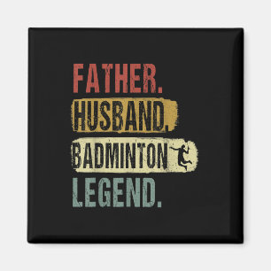 Íman Pai Marido Lenda do Badminton Pai do Badminton Dia