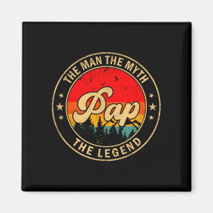 Íman Pai O Homem O Mito A Lenda Vintage Retro Para 