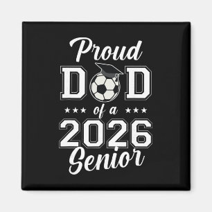 Íman Pai Orgulhoso de Formando de Futebol Cl de 2026 Gr