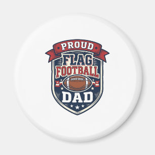 Íman Pai Orgulhoso de Futebol Americano Vintage Insígni