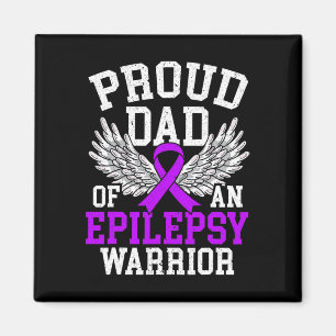 Íman Pai Orgulhoso de um Guerreiro da Epilepsia Conscie