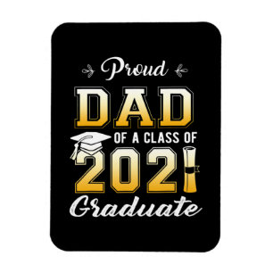 Íman Pai Orgulhoso De Uma Classe Do Formando 2021