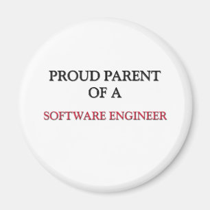 Íman Pai orgulhoso de uma SOFTWARE ENGINEER