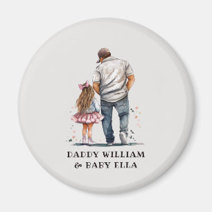 Íman Pai Personalizado e Filha