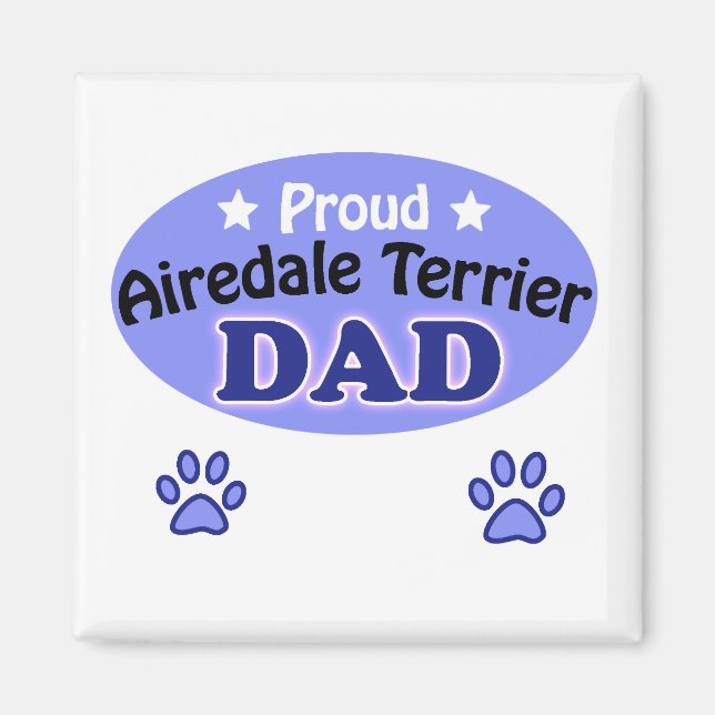 Íman Pai Proud Airedale Terrier (Frente)