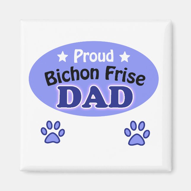 Íman Pai Proud Bichon Frise (Frente)