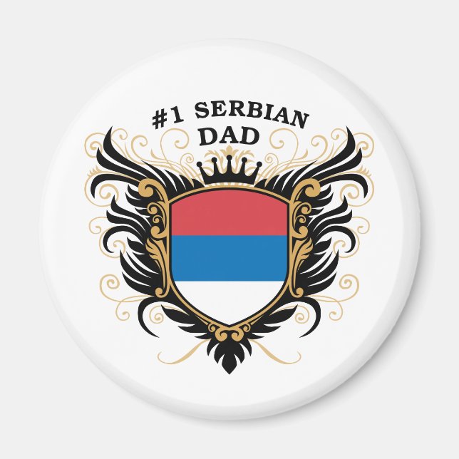 Íman Pai Sérvio Número Um (Frente)
