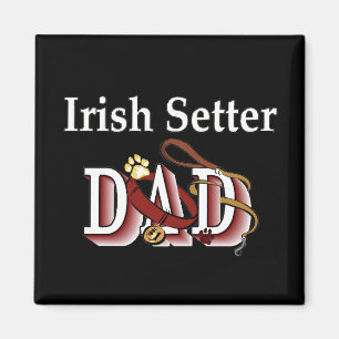 Íman pai setter irlandês ímã