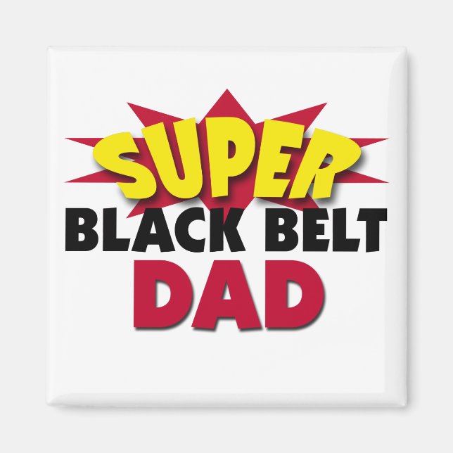 Íman Pai Super Black Belt (Frente)