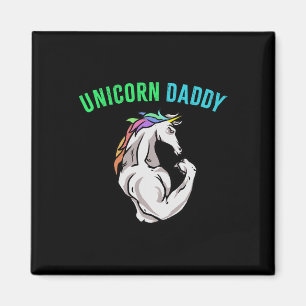 Íman Pai Unicorn - Funny Magical Malhação Bodybuilder