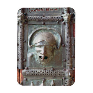 Íman Painel da porta esquerda do portal, 1 da gárgula