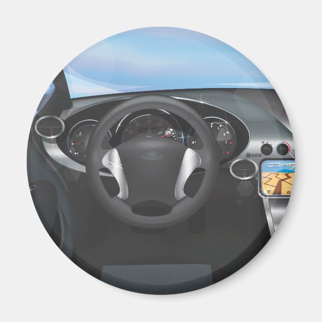 Íman Painel de Instrumentos de Automóveis Desportivos (Frente)