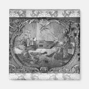 Íman Painel de Overdoor com assunto chinês, c.1730