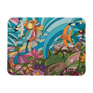 Íman Painel decorativo vida tropical