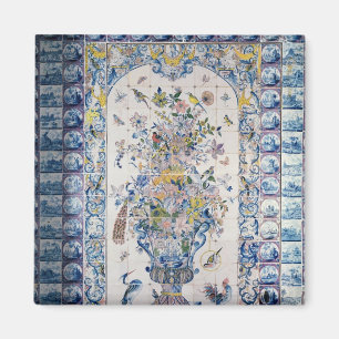 Íman Painel do azulejo de Delft do banheiro