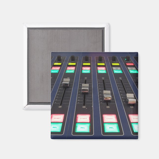 Íman Painel Mixer de Som do Studio, Fechamento (Front/Back)