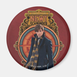 Íman Painel NEWT SCAMANDER™ Art Nouveau em pé
