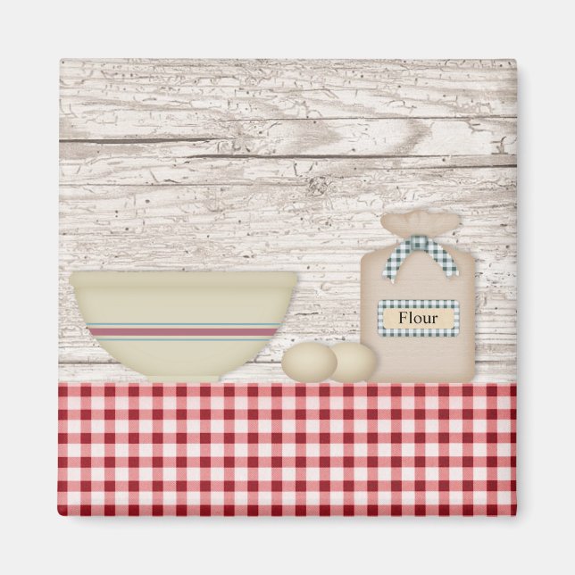 Íman País Baking Magnet (Frente)