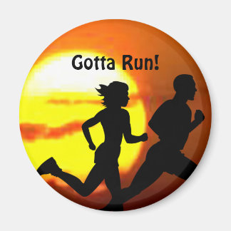 ÍMAN PAÍS CRUZADO - GOTTA RUN - STAMP - SUNSET