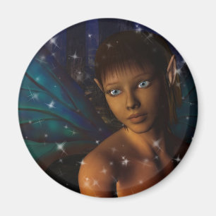 Íman País das fadas Eyed azul