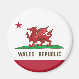 Íman País de Gales Dragon Flag Welsh Pride