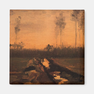 Íman Paisagem ao Crepúsculo por Vincent van Gogh
