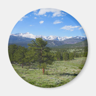 Íman Paisagem Cênica da Vista da Montanha Rochosa