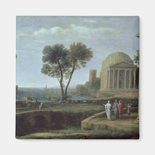 Íman Paisagem com Aeneas em Delos, 1672 (Frente)