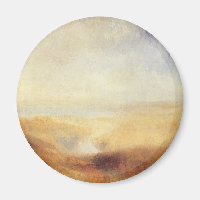 Íman Paisagem com Baía de Rio Distante por Joseph Turne (Frente)