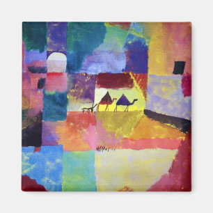 Íman Paisagem com Camels, Paul Klee