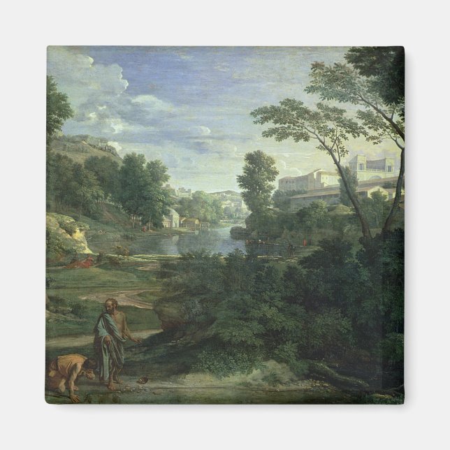 Íman Paisagem com Diogenes, 1648 (Frente)