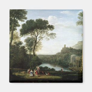 Íman Paisagem com o Egeria da ninfa