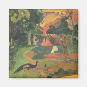 Íman Paisagem com Peacocks por Paul Gauguin