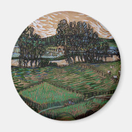 Íman Paisagem com Ponte sobre o Oise (van Gogh)