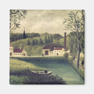 Íman Paisagem com um pescador, depois de 1886