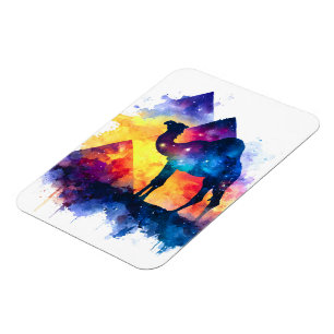 Íman Paisagem Cósmica Starry Night Egípcio Camel