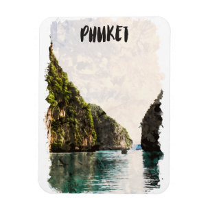 Íman Paisagem Costeira Tropical Phuket Thailand